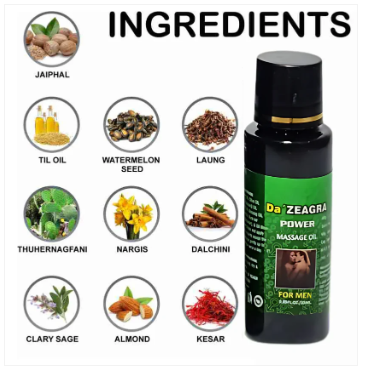 Da-ZEAGRA HEARBAL POWER MASSAGE OIL